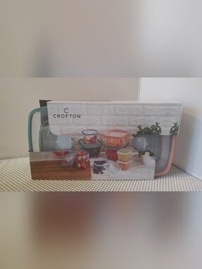 Crofton 16pcs Durable Food Storage NWT Containers Freezer Safe Dishwasher Safe